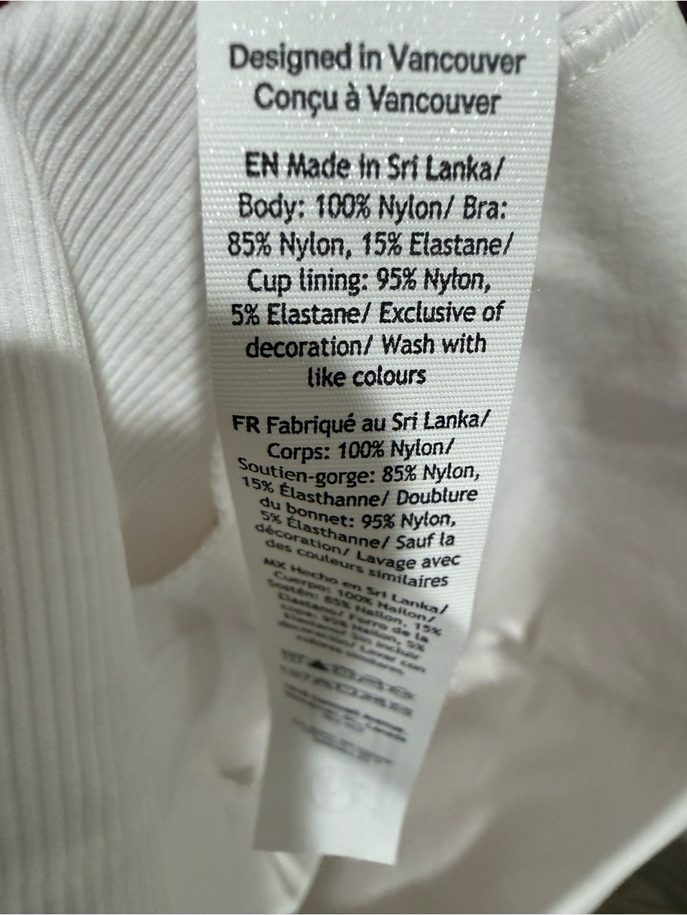 Lululemon Ebb to Street Ribbed Tank Top – White – Size 8 – Excellent Condition - Picture 6 of 8